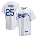 Kooe LA.Dodgers #25 Tommy Edman Player White Game Home Stitched Jerseys