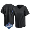 Kooe LA.Dodgers #34 Fernando Valenzuela Player Black World Series Meet Pitch Fashion T-shirt Stitched Jerseys