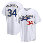 Kooe LA.Dodgers #34 Fernando Valenzuela Player Gold White 2026 Collection Stadium Limited Stitched Jerseys