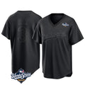 Kooe LA.Dodgers #3 Edwin D¨ªaz Player Black World Series Pitch Fashion T-shirt Stitched Jerseys