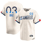 Kooe LA.Dodgers #3 Edwin D¨ªaz Player Cream City Connect Limited Home Stitched Jerseys