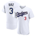 Kooe LA.Dodgers #3 Edwin D¨ªaz Player Gold White 2026 Collection Stadium Limited Elite Stitched Jerseys