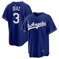 Kooe LA.Dodgers #3 Edwin D¨ªaz Player Royal Game Stitched Jerseys