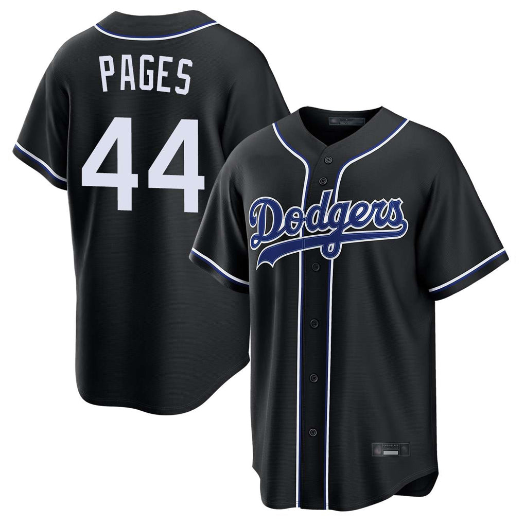 Kooe LA.Dodgers #44 Andy Pages Player Black Carbon Limited Home Stitched Jerseys