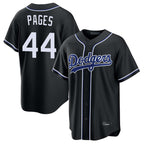 Kooe LA.Dodgers #44 Andy Pages Player Black Carbon Limited Home Stitched Jerseys