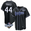 Kooe LA.Dodgers #44 Andy Pages Player Black World Series Carbon Limited Home Stitched Jerseys