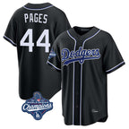 Kooe LA.Dodgers #44 Andy Pages Player Black World Series Meet Carbon Limited Home Stitched Jerseys