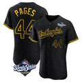 Kooe LA.Dodgers #44 Andy Pages Player Black World Series Snake Skin City Limited Elite Home Stitched Jerseys