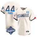 Kooe LA.Dodgers #44 Andy Pages Player Cream World Series Meet City Connect Limited Home Stitched Jerseys