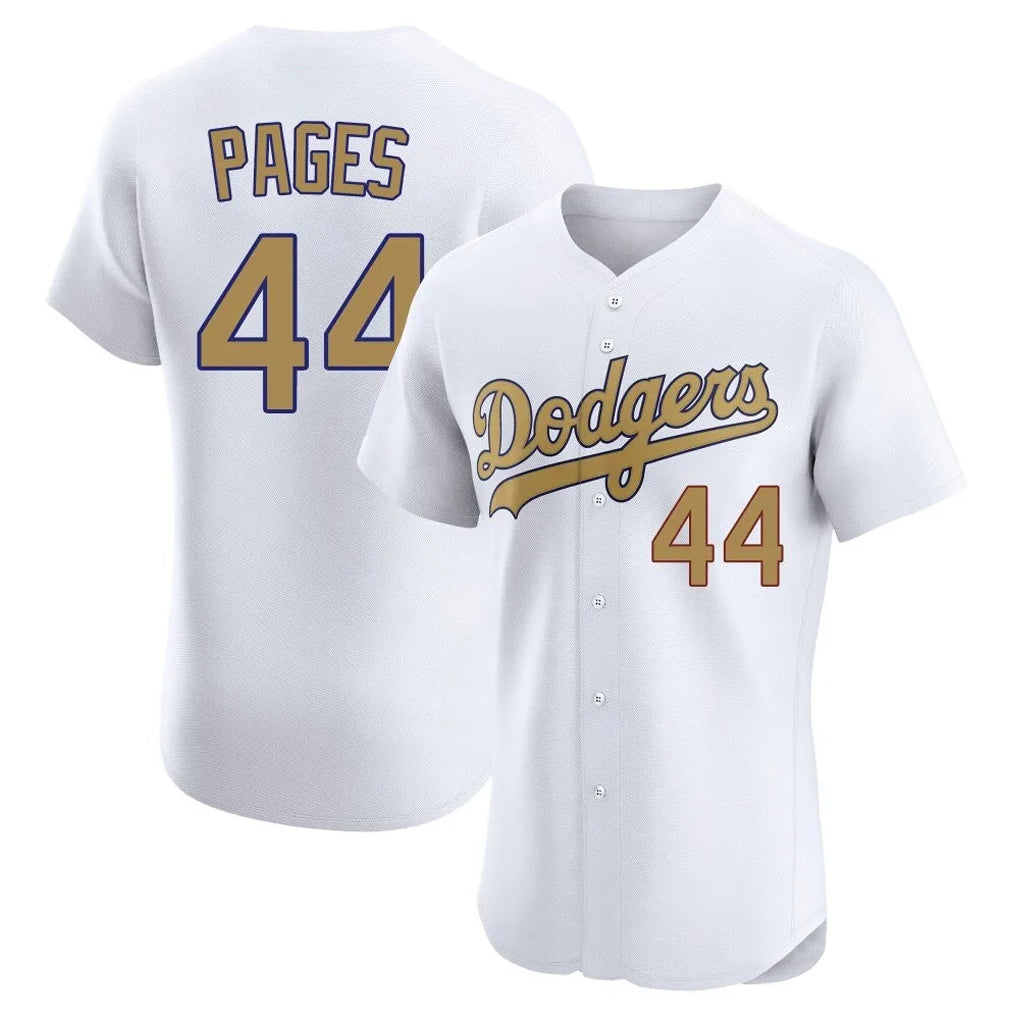 Kooe LA.Dodgers #44 Andy Pages Player Gold Limited Elite Home Stitched Jerseys