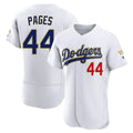 Kooe LA.Dodgers #44 Andy Pages Player Gold White 2026 Collection Stadium Limited Elite Stitched Jerseys