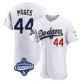 Kooe LA.Dodgers #44 Andy Pages Player Gold White World Series Meet 2026 Collection Stadium Limited Elite Stitched Jerseys