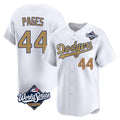 Kooe LA.Dodgers #44 Andy Pages Player Gold World Series Collection Limited Home Stitched Jerseys