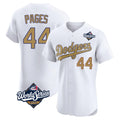 Kooe LA.Dodgers #44 Andy Pages Player Gold World Series Limited Elite Home Stitched Jerseys