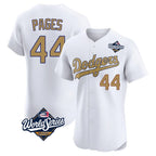 Kooe LA.Dodgers #44 Andy Pages Player Gold World Series Limited Elite Home Stitched Jerseys
