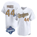 Kooe LA.Dodgers #44 Andy Pages Player Gold World Series Meet Collection Limited Home Stitched Jerseys
