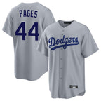 Kooe LA.Dodgers #44 Andy Pages Player Gray Game Stitched Jerseys