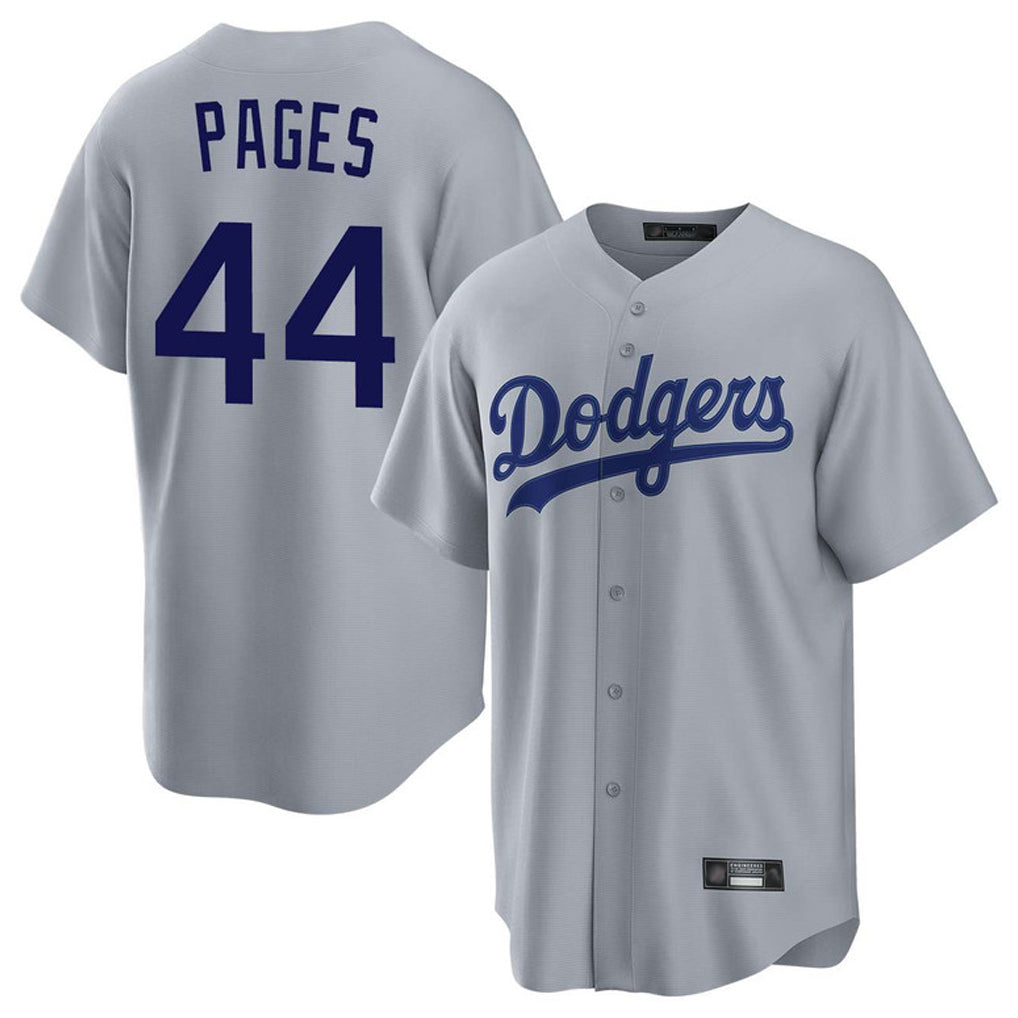 Kooe LA.Dodgers #44 Andy Pages Player Gray Game Stitched Jerseys
