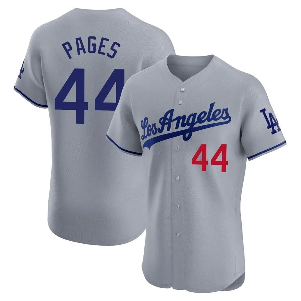 Kooe LA.Dodgers #44 Andy Pages Player Gray Limited Elite Home Stitched Jerseys