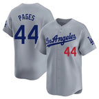 Kooe LA.Dodgers #44 Andy Pages Player Gray Limited Home Stitched Jerseys