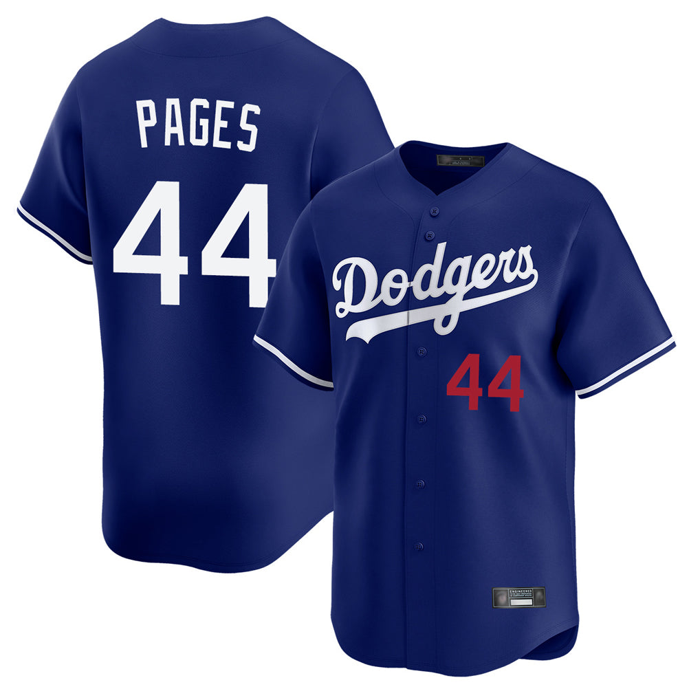 Kooe LA.Dodgers #44 Andy Pages Player Royal Limited Home Stitched Jerseys