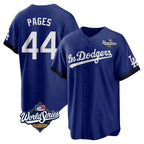 Kooe LA.Dodgers #44 Andy Pages Player Royal World Series City Connect Home Game Stitched Jerseys