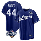 Kooe LA.Dodgers #44 Andy Pages Player Royal World Series Game Stitched Jerseys