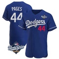 Kooe LA.Dodgers #44 Andy Pages Player Royal World Series Limited Elite Home Stitched Jerseys