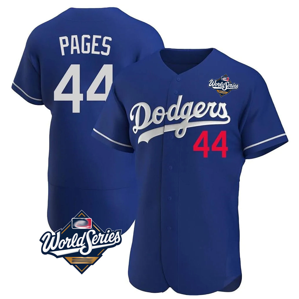 Kooe LA.Dodgers #44 Andy Pages Player Royal World Series Limited Elite Home Stitched Jerseys