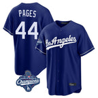 Kooe LA.Dodgers #44 Andy Pages Player Royal World Series Meet Game Stitched Jerseys