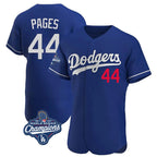 Kooe LA.Dodgers #44 Andy Pages Player Royal World Series Meet Limited Elite Home Stitched Jerseys