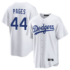 Kooe LA.Dodgers #44 Andy Pages Player White Game Home Stitched Jerseys