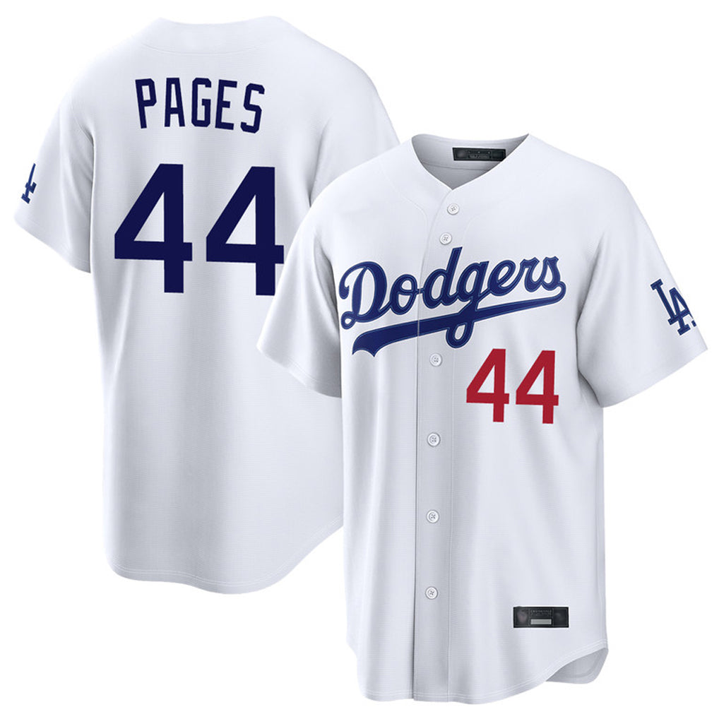 Kooe LA.Dodgers #44 Andy Pages Player White Home Game Stitched Jerseys