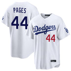 Kooe LA.Dodgers #44 Andy Pages Player White Home Game Stitched Jerseys