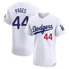 Kooe LA.Dodgers #44 Andy Pages Player White Limited Elite Home Stitched Jerseys
