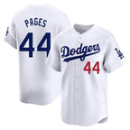 Kooe LA.Dodgers #44 Andy Pages Player White Limited Home Stitched Jerseys