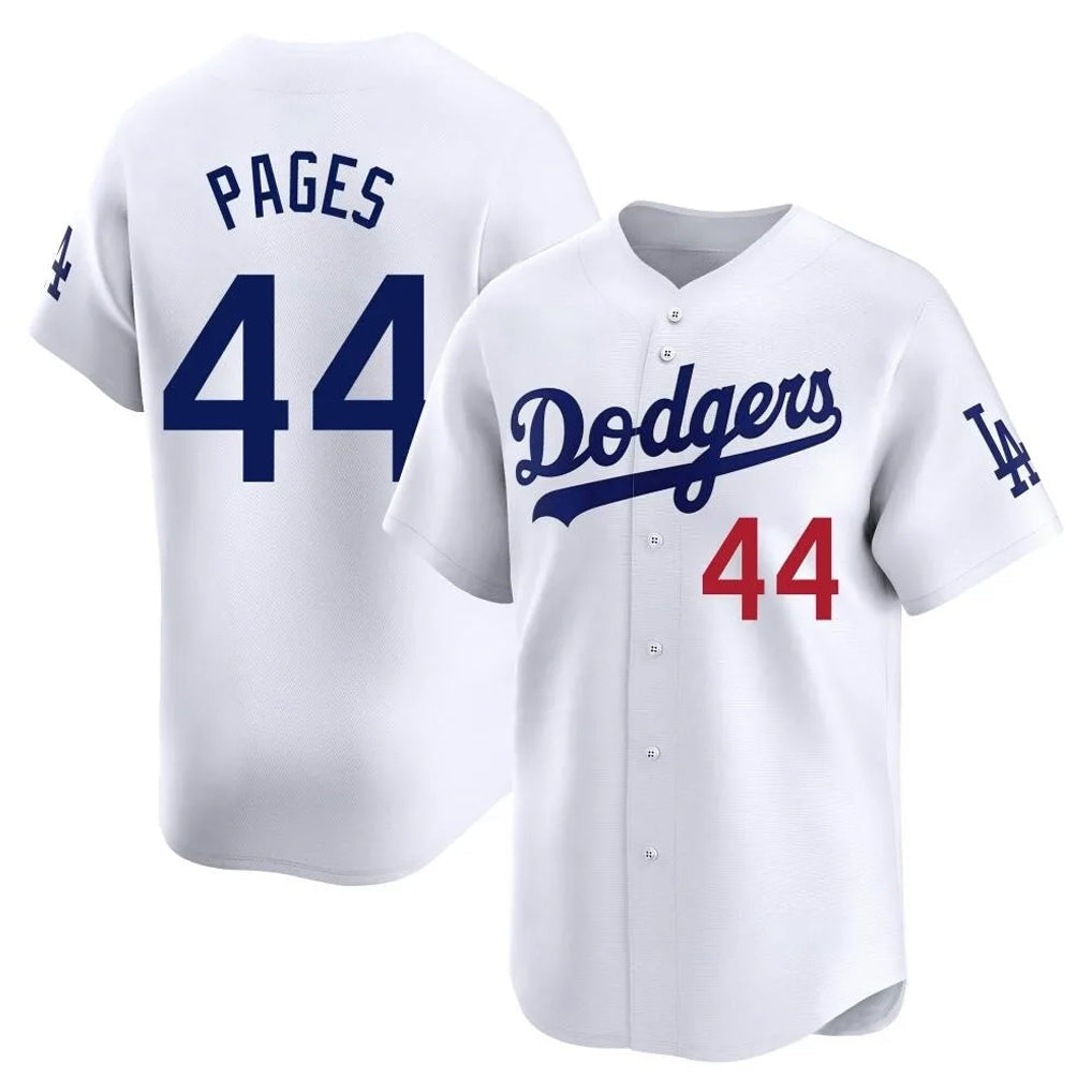 Kooe LA.Dodgers #44 Andy Pages Player White Limited Home Stitched Jerseys
