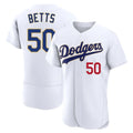 Kooe LA.Dodgers #50 Mookie Betts Player Gold White 2026 Collection Stadium Limited Elite Stitched Jerseys