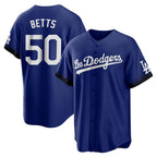 Kooe LA.Dodgers #50 Mookie Betts Player Royal City Connect Home Game Stitched Jerseys