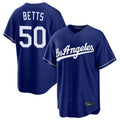Kooe LA.Dodgers #50 Mookie Betts Player Royal Game Stitched Jerseys