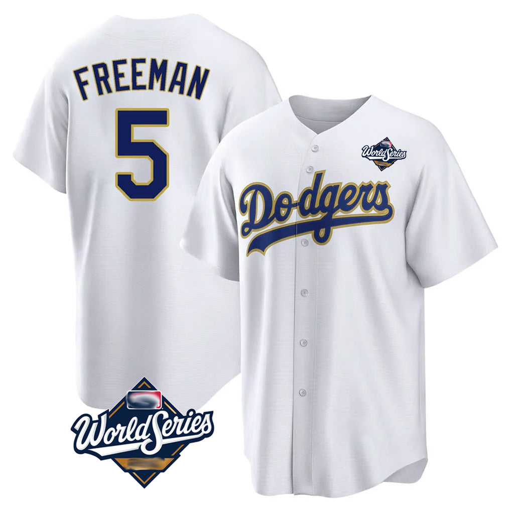 Kooe LA.Dodgers #5 Freddie Freeman Player White World Series 2026 Collection Stadium Game Stitched Jerseys