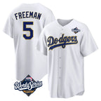 Kooe LA.Dodgers #5 Freddie Freeman Player White World Series 2026 Collection Stadium Game Stitched Jerseys