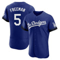 Kooe LA.Dodgers #5 Freddie Freeman Player Royal City Connect Elite Home Stitched Jerseys