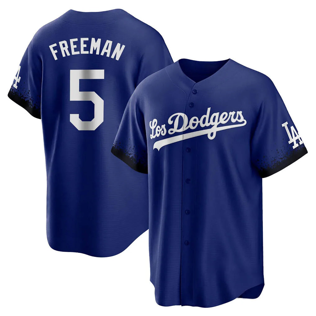 Kooe LA.Dodgers #5 Freddie Freeman Player Royal City Connect Home Game Stitched Jerseys