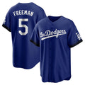 Kooe LA.Dodgers #5 Freddie Freeman Player Royal City Connect Home Game Stitched Jerseys