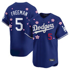 Kooe LA.Dodgers #5 Freddie Freeman Player Royal Tokyo Series Vapor Premier Royal Stitched Jerseys