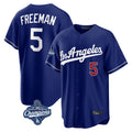 Kooe LA.Dodgers #5 Freddie Freeman Player Royal World Series Meet Game Home Stitched Jerseys
