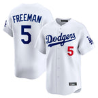Kooe LA.Dodgers #5 Freddie Freeman Player White Limited Home Stitched Jerseys
