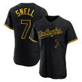 Kooe LA.Dodgers #7 Blake Snell Player Black Snake Skin City Limited Elite Home Stitched Jerseys