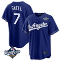 Kooe LA.Dodgers #7 Blake Snell Player Royal Game World Series Stitched Jerseys